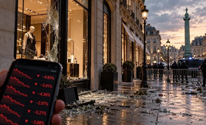 Γαλλία: Από τις λεηλασίες των μπουτίκ στο sell off των μετοχών πολυτελείας