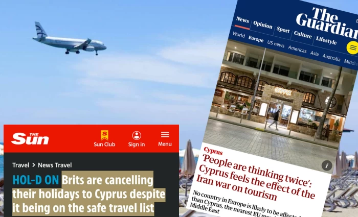 Στον βρετανικό Τύπο οι επιπτώσεις της κρίσης στον κυπριακό τουρισμό