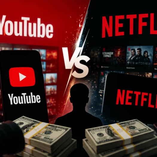 YouTube-Netflix: «Πόλεμος» για τους YouTubers με εκατομμύρια δολάρια στο τραπέζι