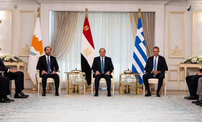 Ενεργειακή, εμπορική και επενδυτική συνεργασία προτάσσουν Κύπρος-Ελλάδα-Αίγυπτος στην Κοινή Διακήρυξη Ηγετών